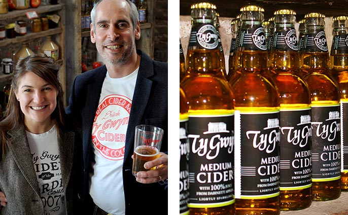 Visit their cider shop and bar near the beautiful Black Mountains